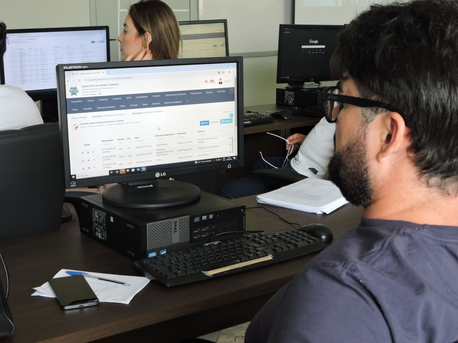 Treinamento prático aconteceu na sede da SMTI