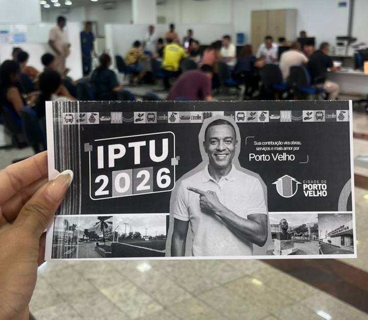 Carnê do IPTU 2026 já está disponível para pagamento 