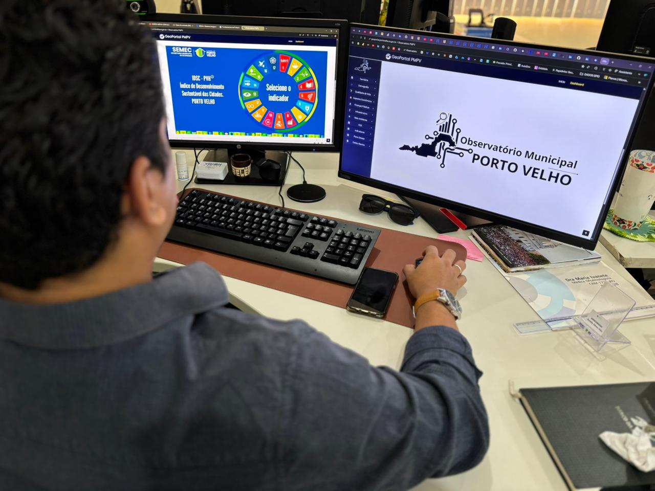 Plataforma web pode ser acessada por moradores e reúne dados de Porto Velho